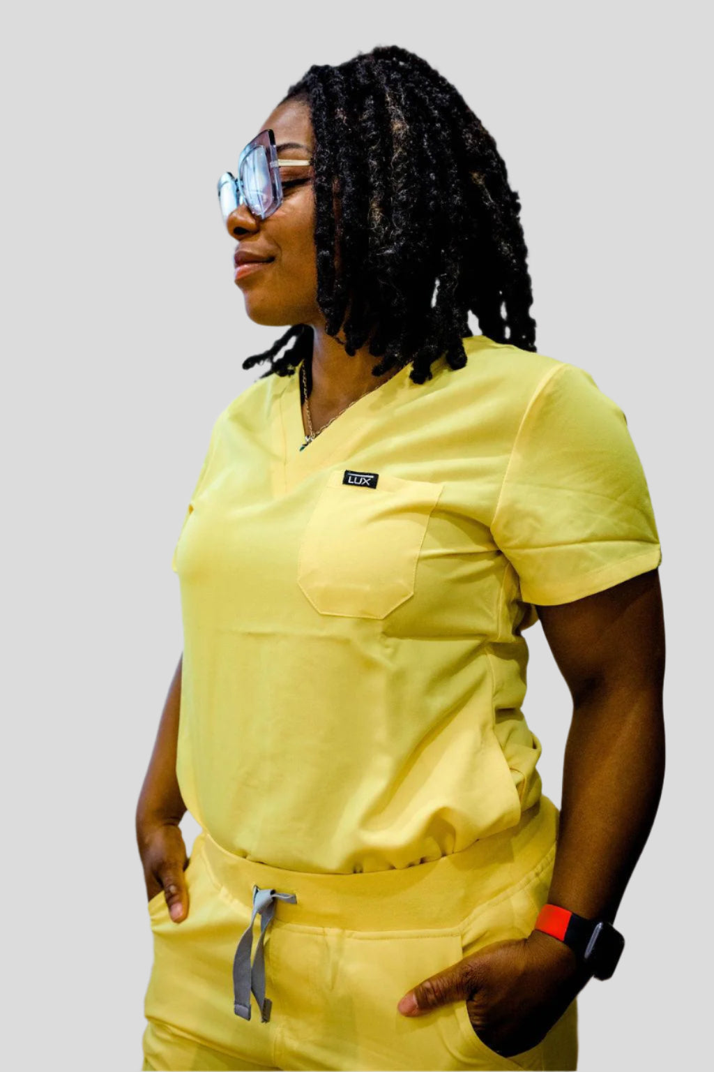 Women’s Elite Scrub Top | Lux Scrubs - LuxScrubs