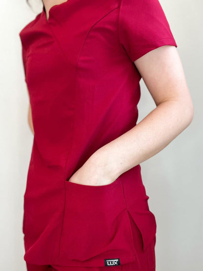 Women’s Classic Scrub Top | Lux Scrubs - LuxScrubs