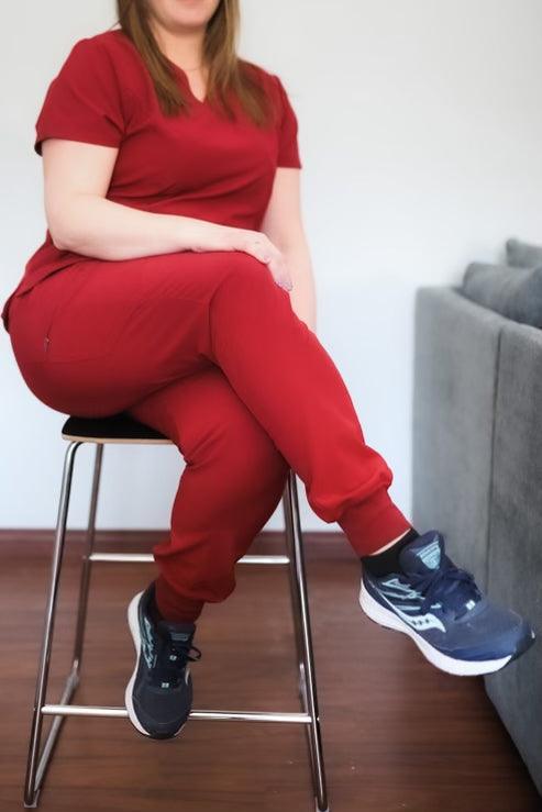 Womens Classic Scrub Joggers - LuxScrubs