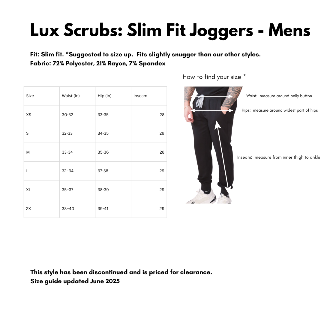 Mens Elite: Slim Fit Joggers: Clearance