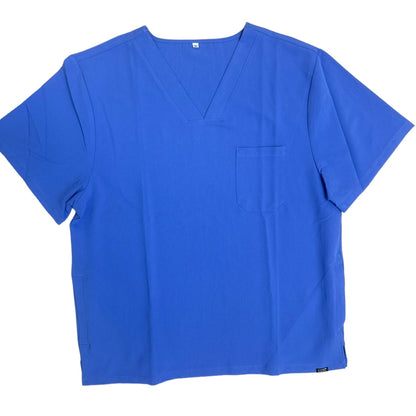 Lux Scrubs Ceil Blue Mens Scrub Top