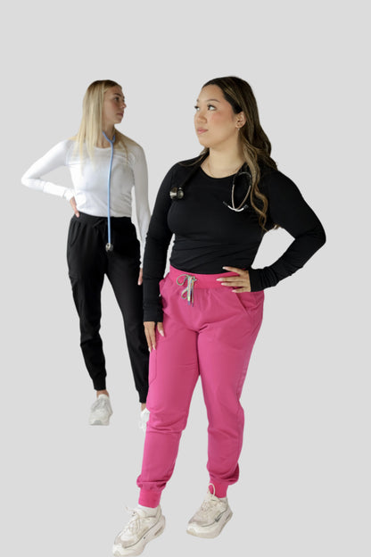 pink womens scrub pants 