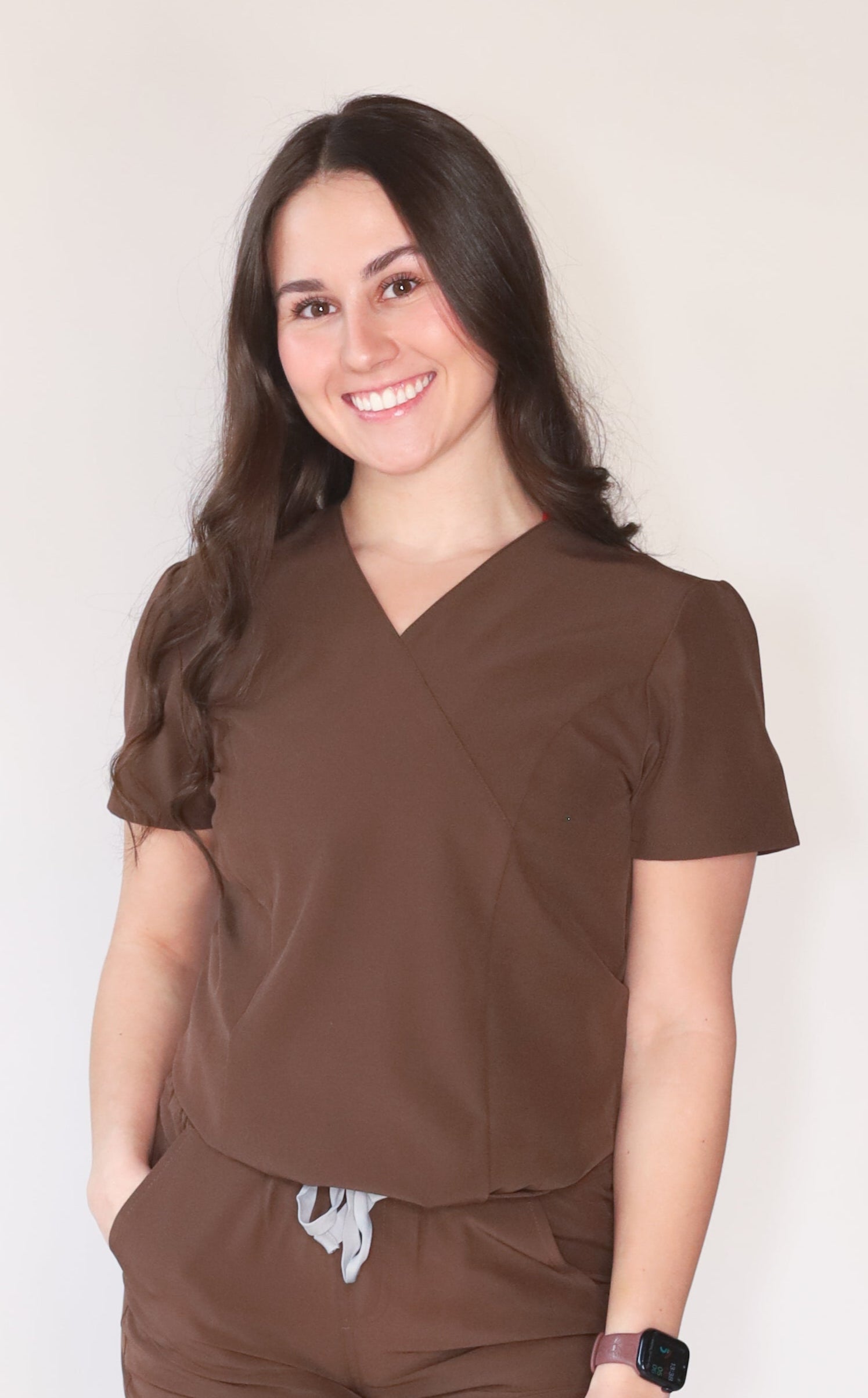 mocha brown scrubs 
