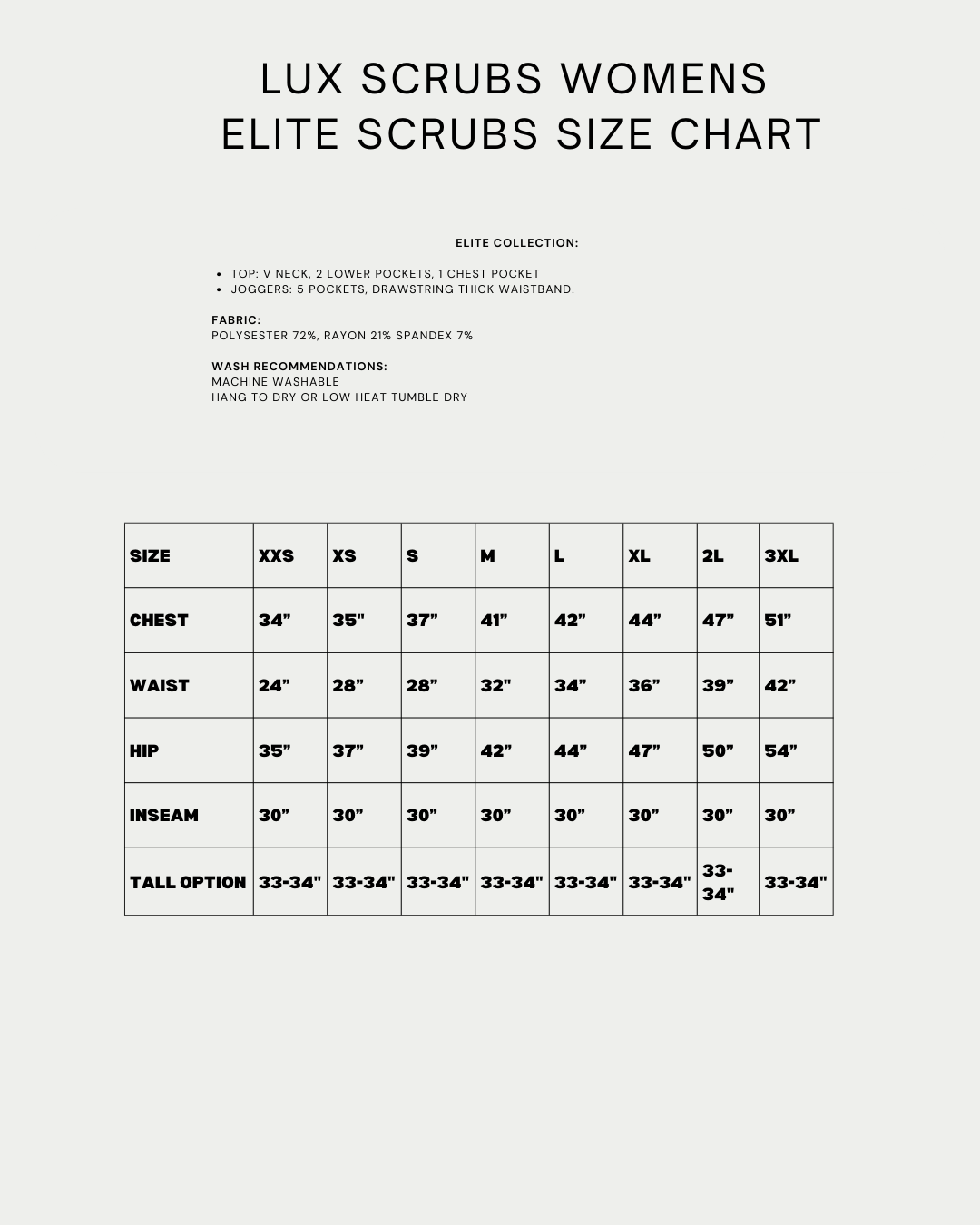 Lux Scrubs Womens Elite Scrub Tops